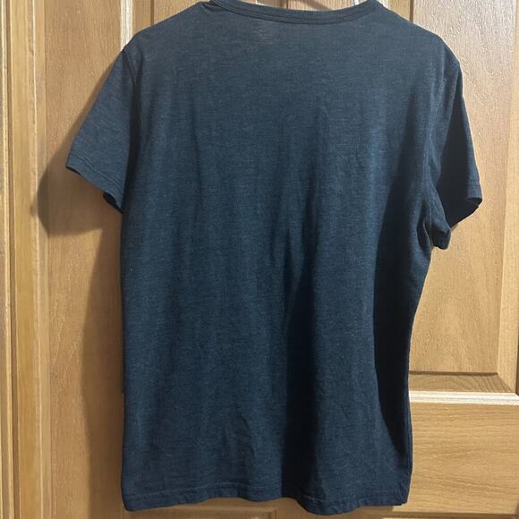 American Eagle Distressed Patchwork Star Pride Patriot American Flag Size M - Picture 5 of 5